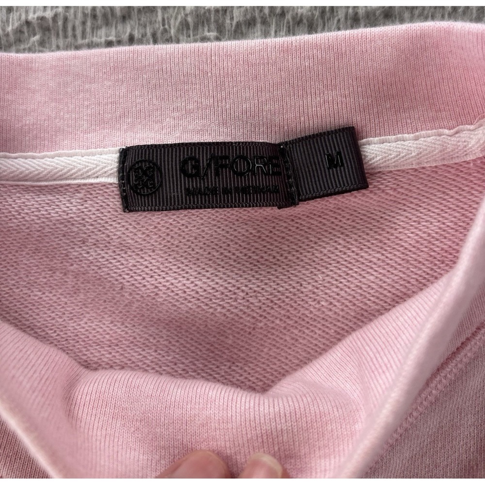 G/Fore Sweatshirt Womens Medium Sweater Golf Fast Pink French Terry Pullover - Picture 3 of 9